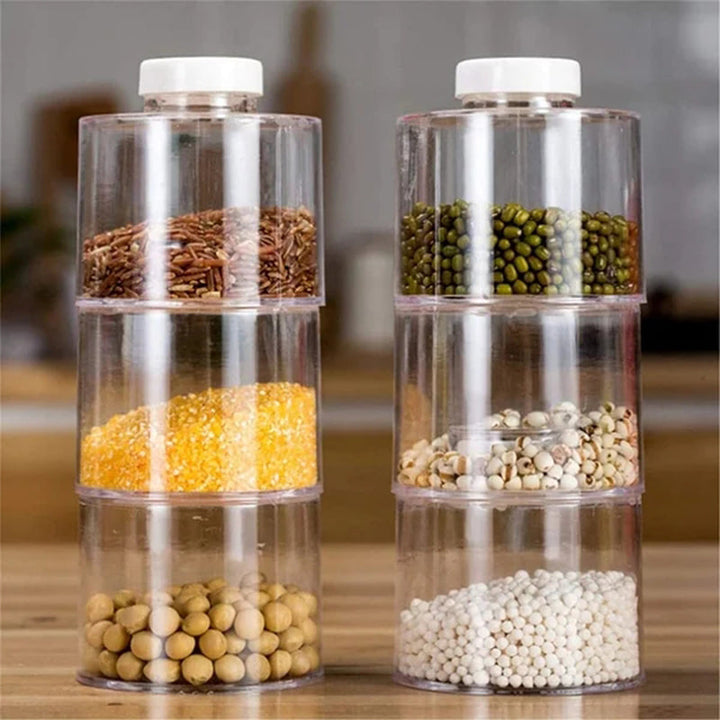 Lisslune | Transparent Spice Jar Set (6 PIECES/SET)