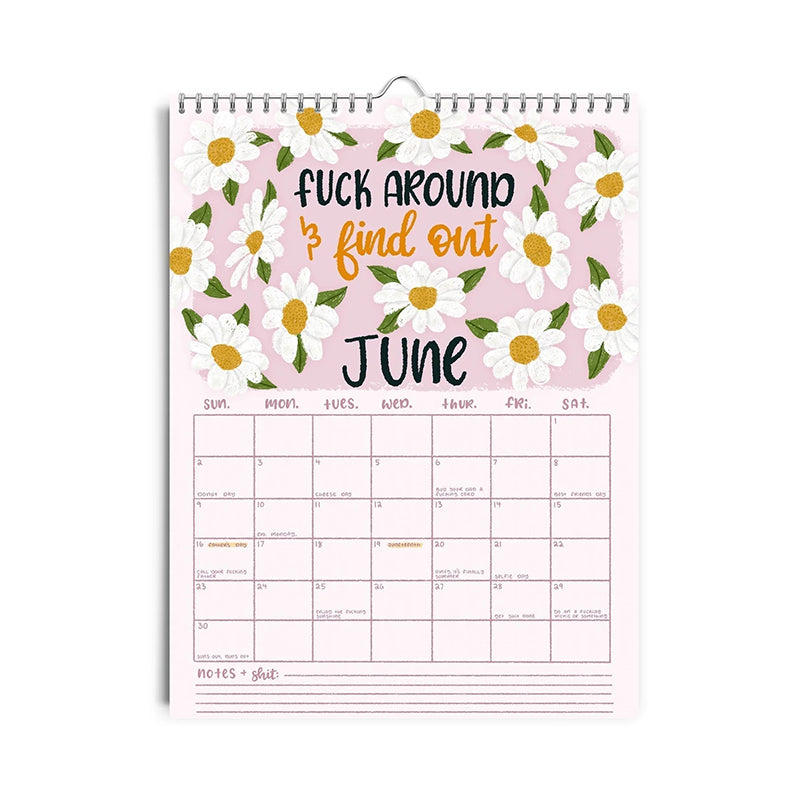 Lisslune | HERE WE GO AGAIN DAMN IT 2025 CALENDAR