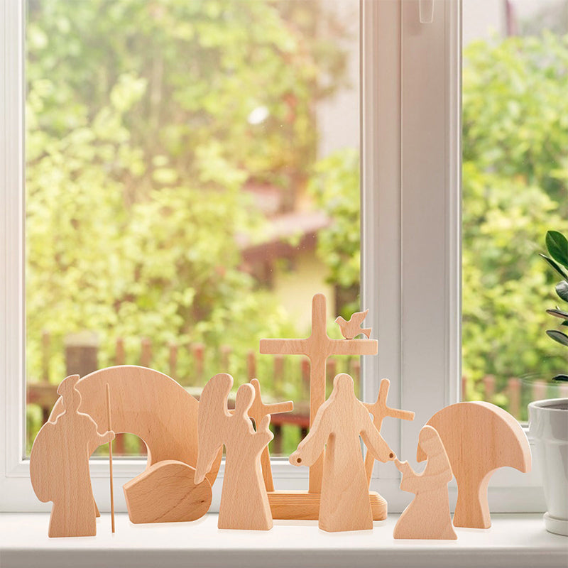Lisslune | Easter Scene Wood Decoration