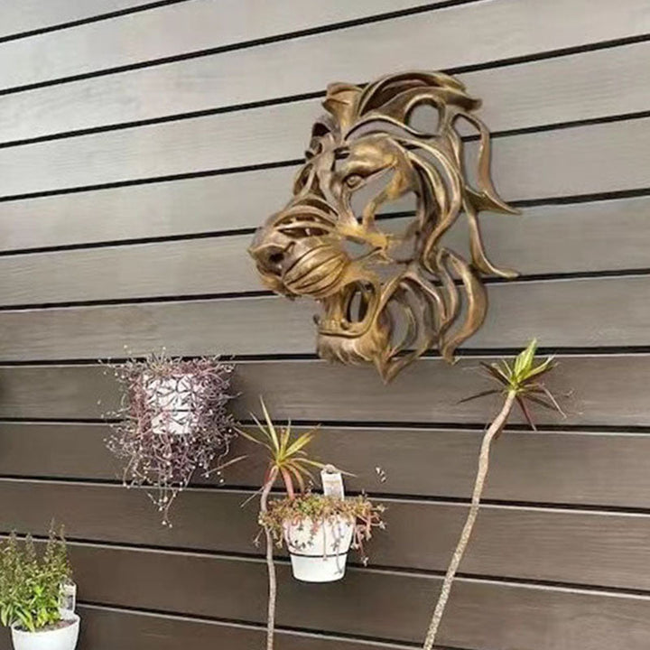 Lisslune | Lion Head Wall Art