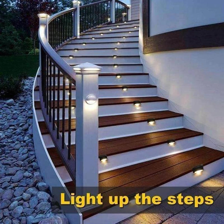 Lisslune | Waterproof Outdoor Solar Deck Lights