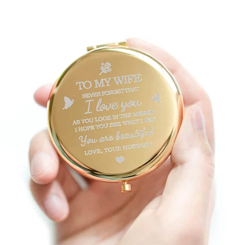 Lisslune | I love you compact mirror