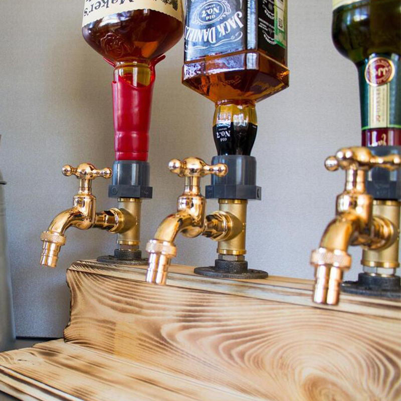 Lisslune | Liquor Alcohol Whiskey Wood Dispenser