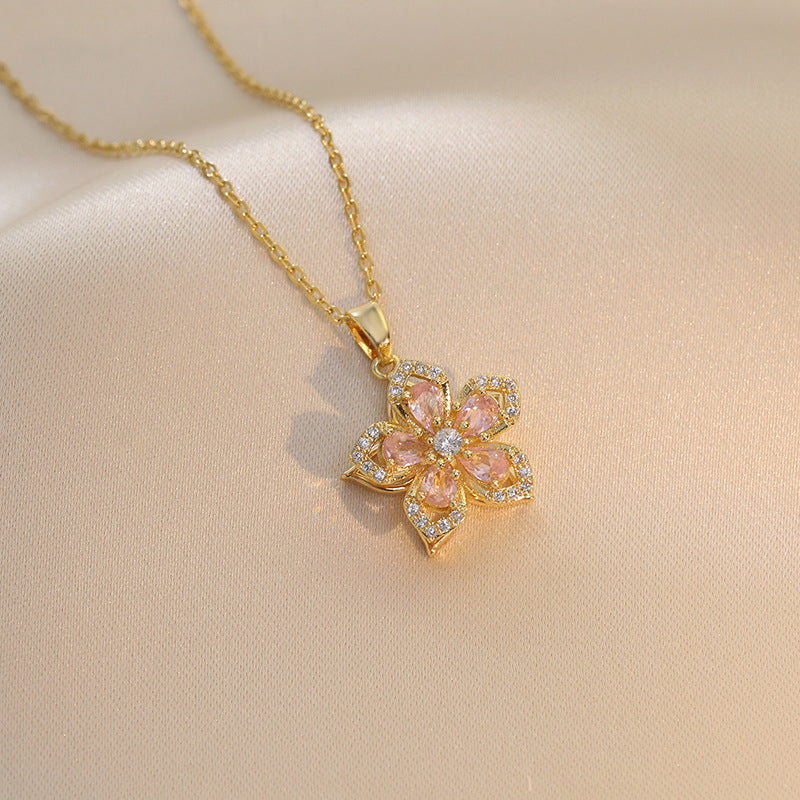 Lisslune | Rotating Bauhinia Necklace