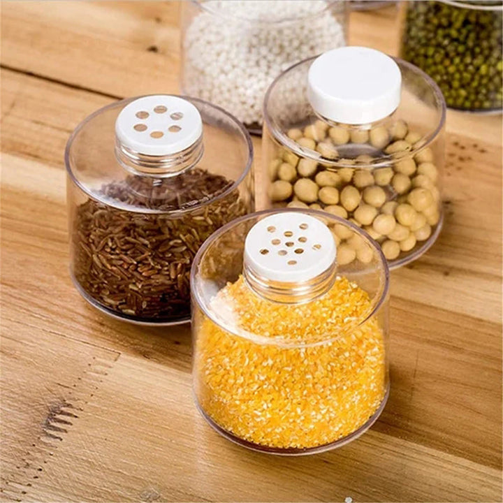 Lisslune | Transparent Spice Jar Set (6 PIECES/SET)