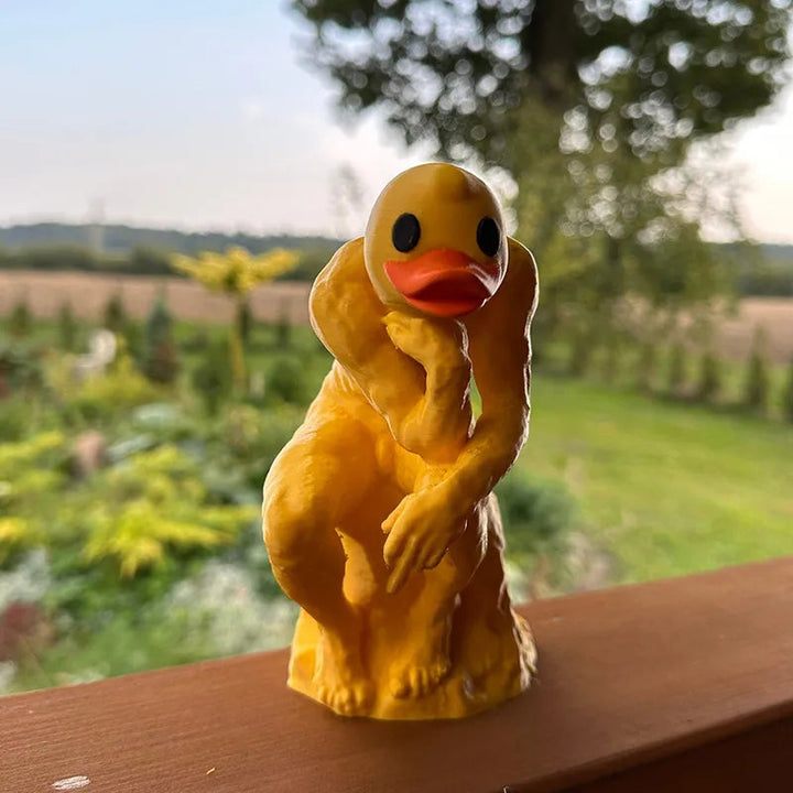 Lisslune | New funny thinker middle-finger duck
