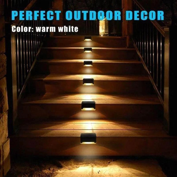 Lisslune | Waterproof Outdoor Solar Deck Lights