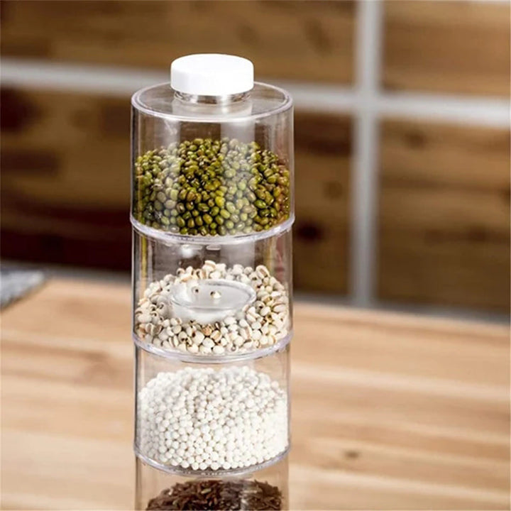 Lisslune | Transparent Spice Jar Set (6 PIECES/SET)