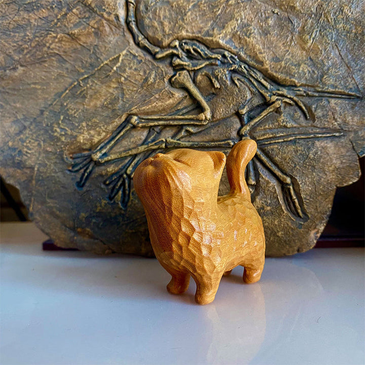 Lisslune | Small cute wooden cat