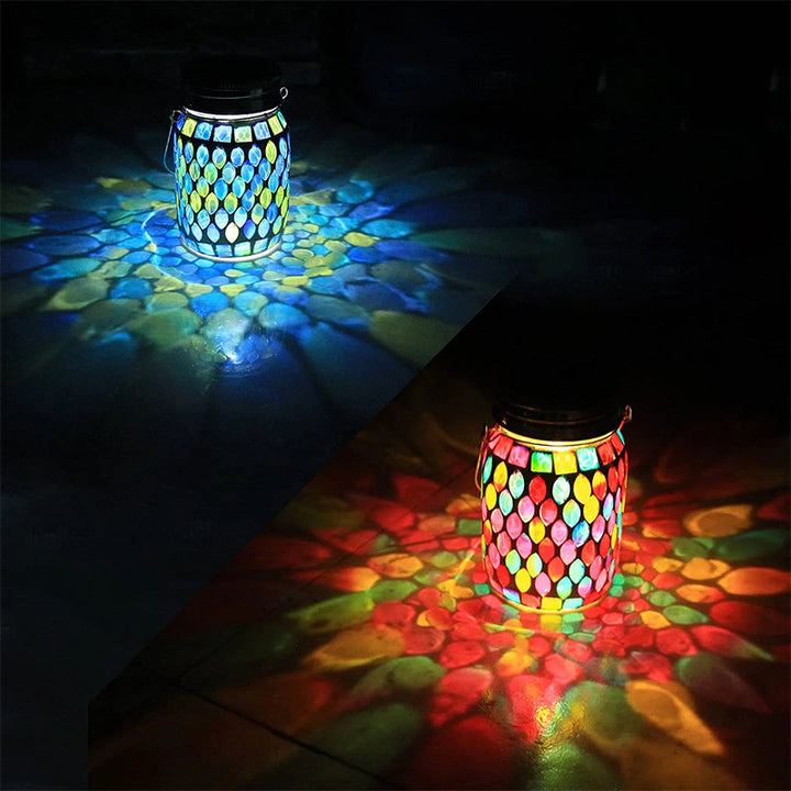 Lisslune | Mosaic Waterproof Solar Night Lanterns
