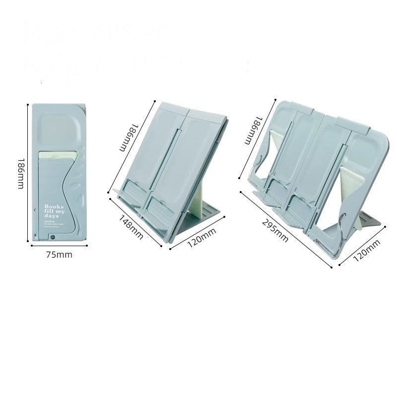 Lisslune | Foldable Solid Color Portable Desktop Reading Stand
