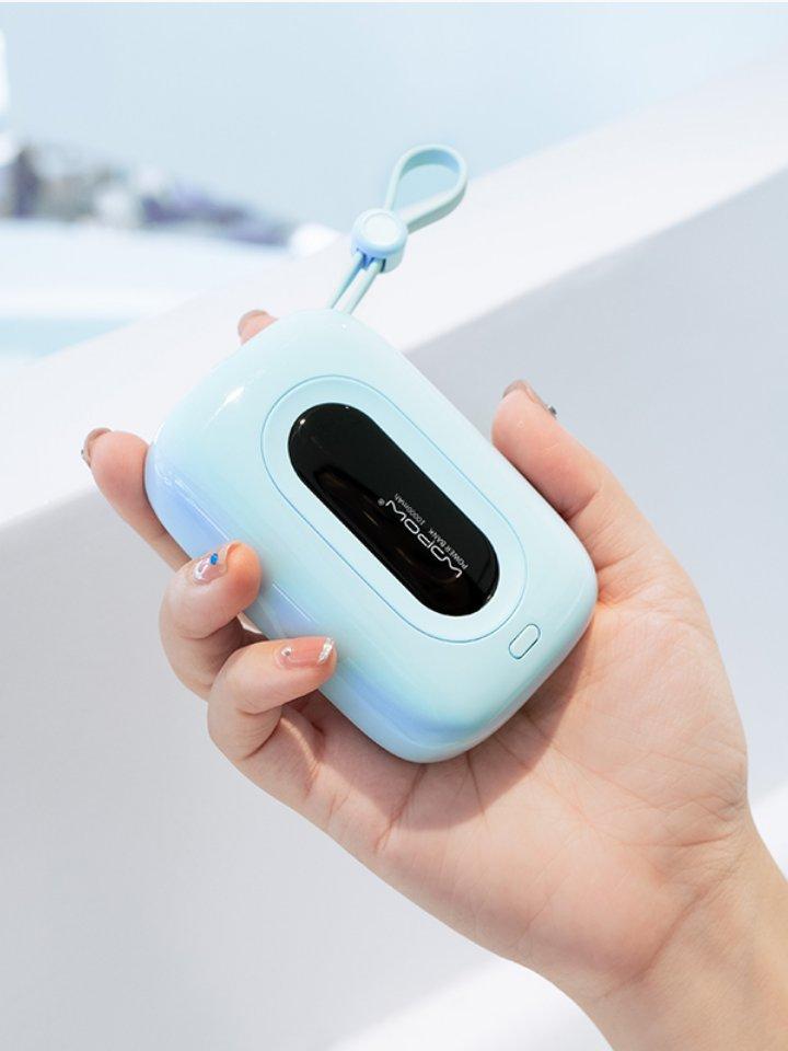 Lisslune | 10000mAh Built-in Dual Cable Power Bank