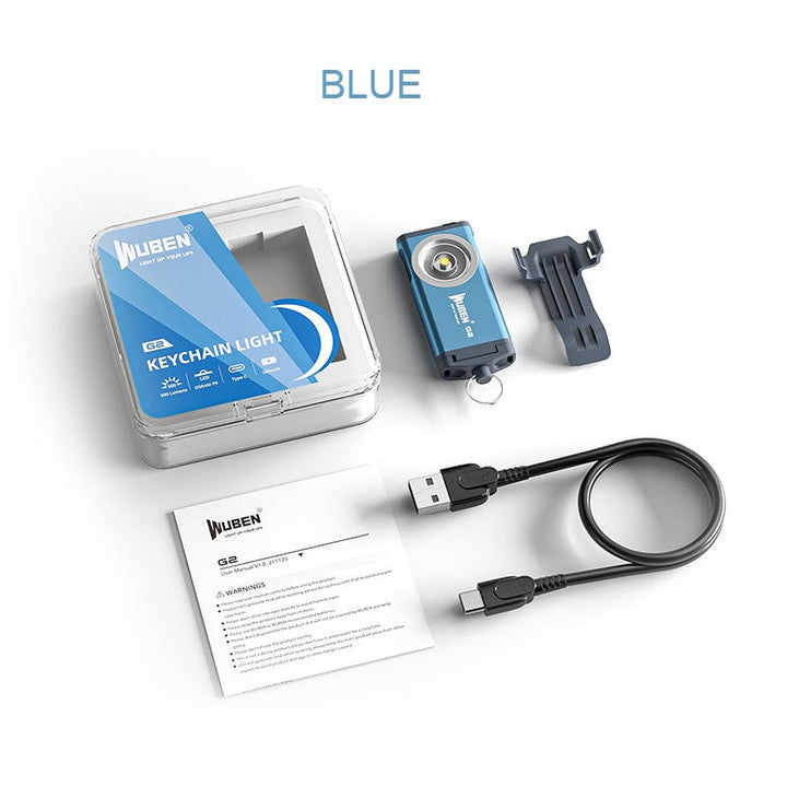 Lisslune | Portable Rechargeable Mini Bright Flash Light, for Hiking, Camping, Repairing, Reading