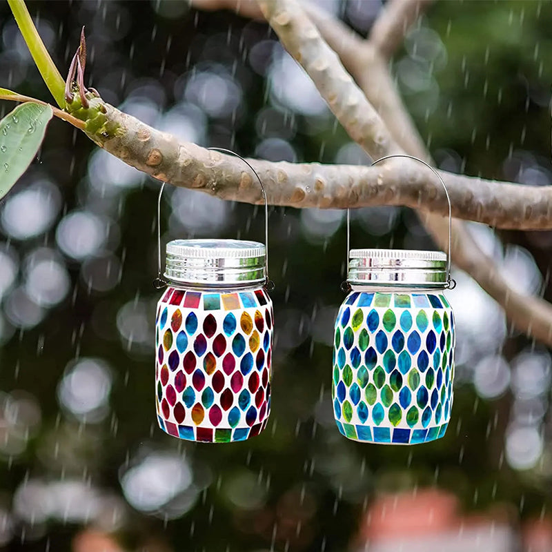 Lisslune | Mosaic Waterproof Solar Night Lanterns