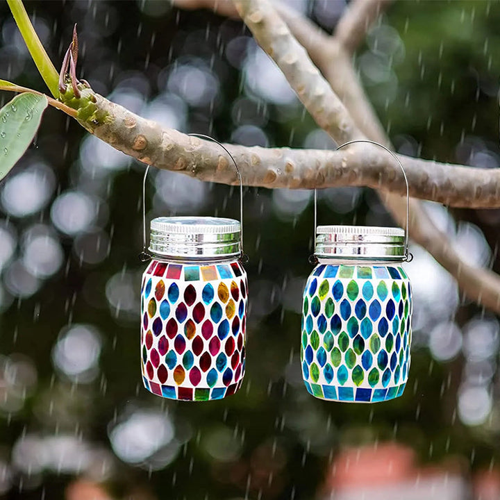 Lisslune | Mosaic Waterproof Solar Night Lanterns