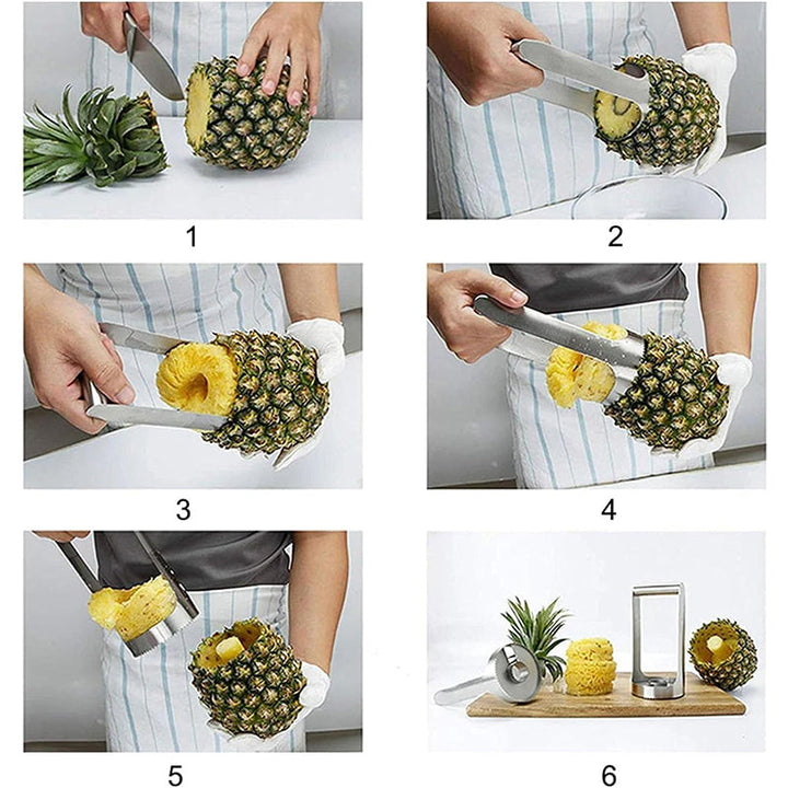 Lisslune | Pineapple cutter made of food grade stainless steel