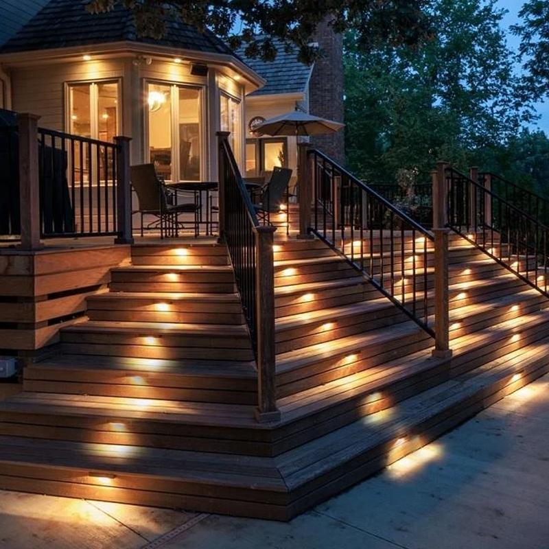 Lisslune | Waterproof Outdoor Solar Deck Lights