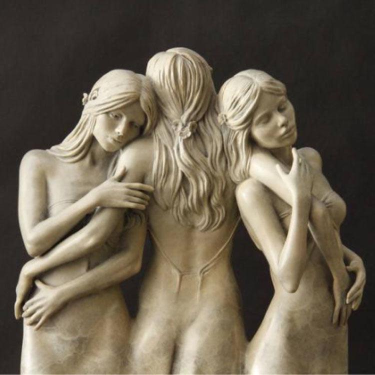 Lisslune | Trinity of the Goddesses Resin Art - Fascinating Decoration for Home and Garden