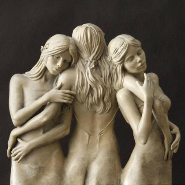 Lisslune | Trinity of the Goddesses Resin Art - Fascinating Decoration for Home and Garden