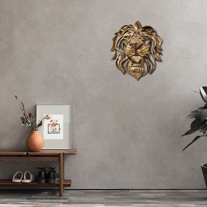 Lisslune | Lion Head Wall Art