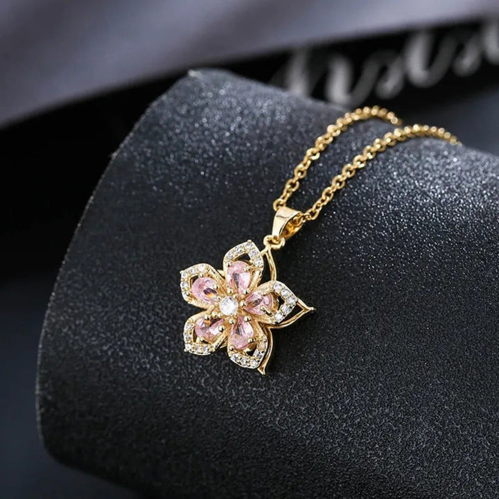 Lisslune | Rotating Bauhinia Necklace