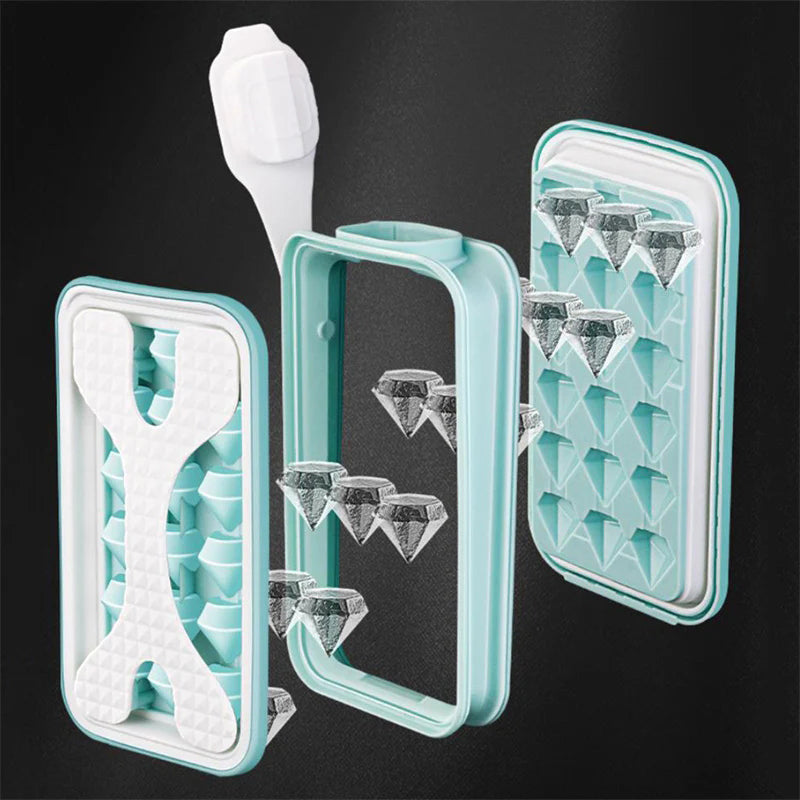 Lisslune | Portable Diamond Ice Cube Mold