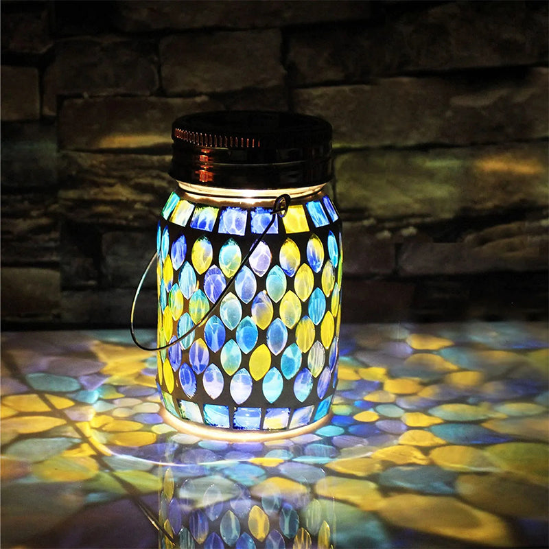 Lisslune | Mosaic Waterproof Solar Night Lanterns