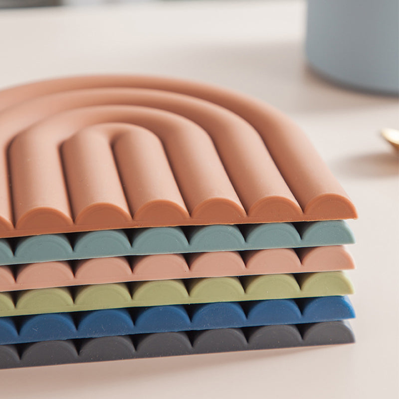 Lisslune | Rainbow Silicone Table Mat Coaster
