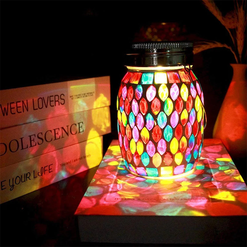 Lisslune | Mosaic Waterproof Solar Night Lanterns