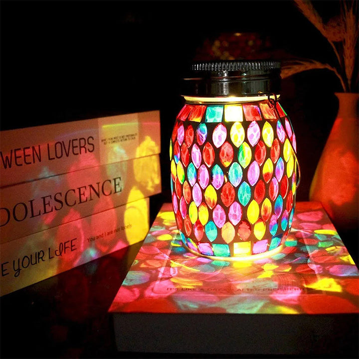 Lisslune | Mosaic Waterproof Solar Night Lanterns