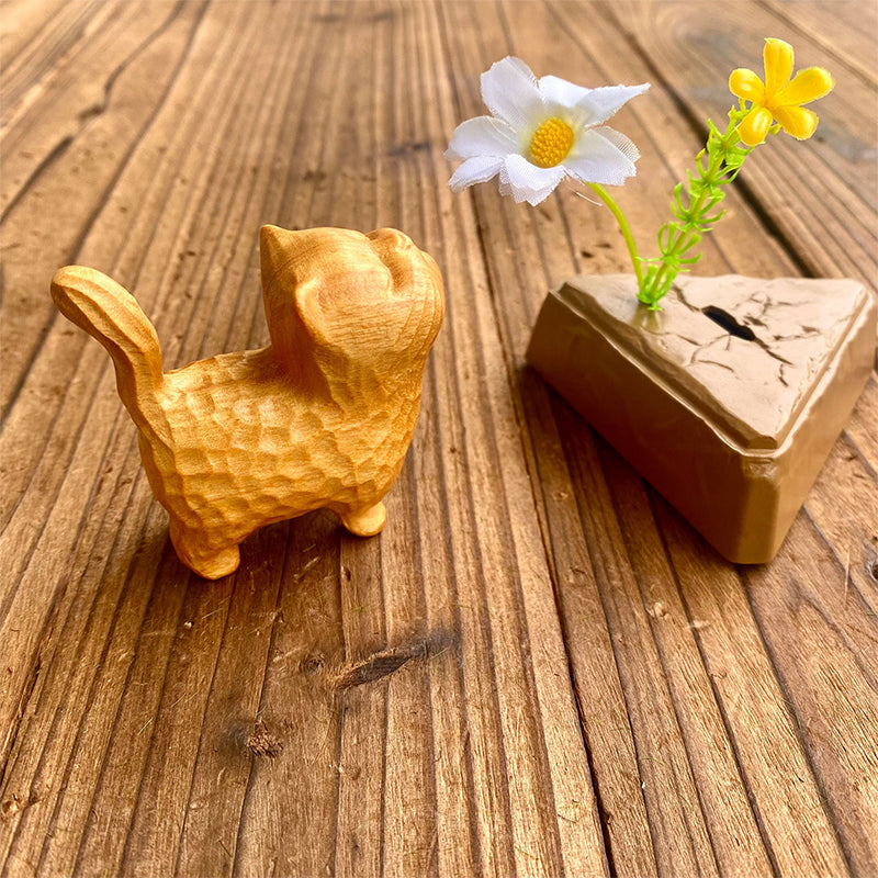 Lisslune | Small cute wooden cat