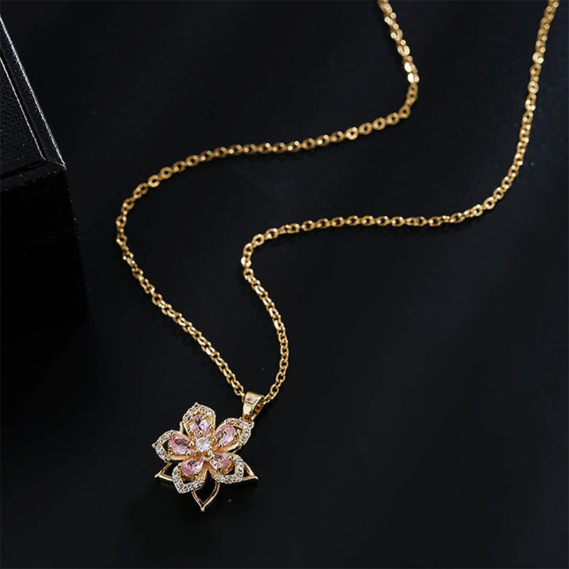 Lisslune | Rotating Bauhinia Necklace