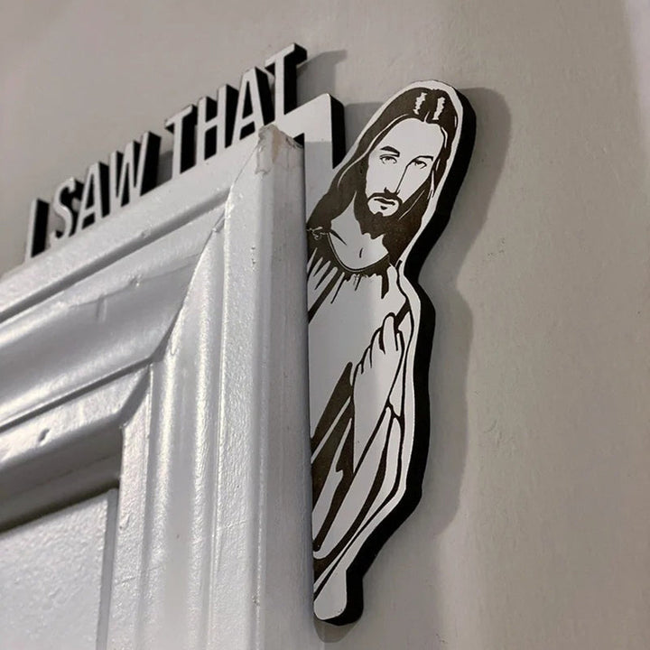 Lisslune | Funny Jesus Door Frame Decoration