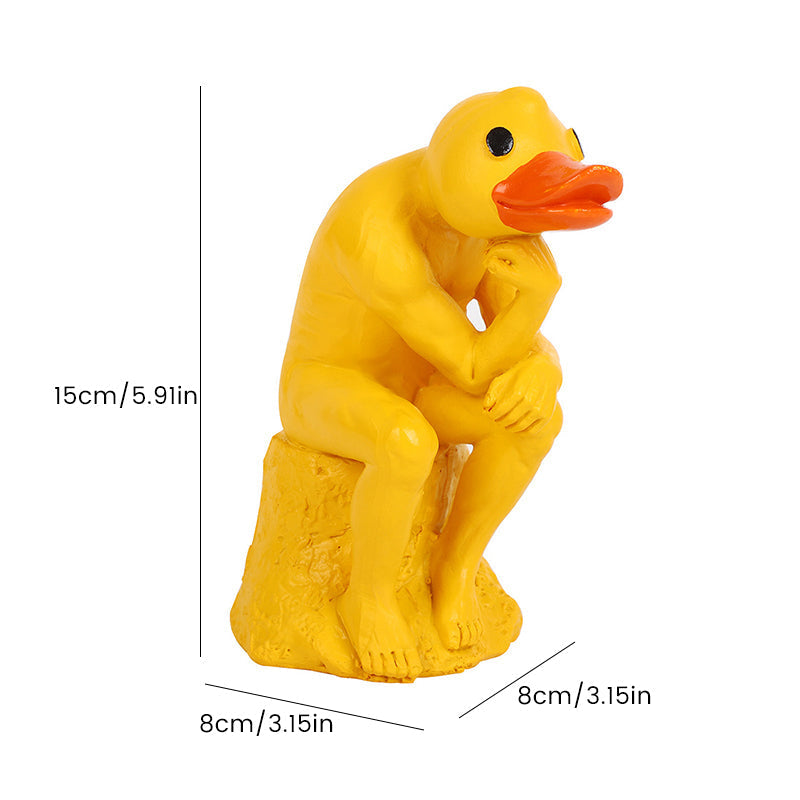 Lisslune | New funny thinker middle-finger duck