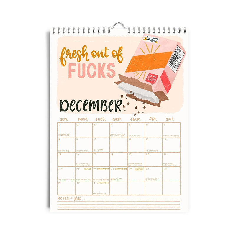 Lisslune | HERE WE GO AGAIN DAMN IT 2025 CALENDAR