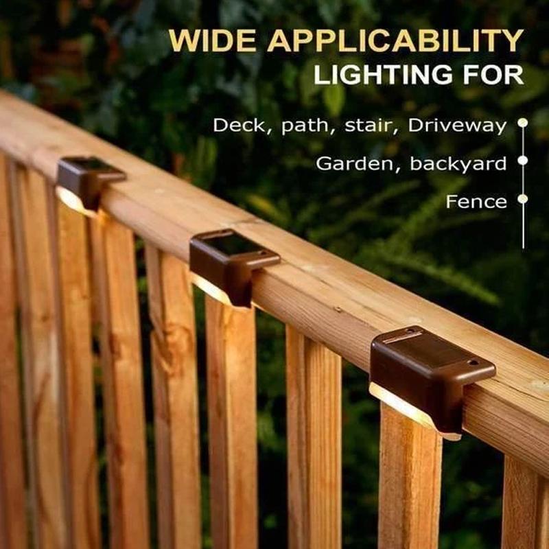 Lisslune | Waterproof Outdoor Solar Deck Lights