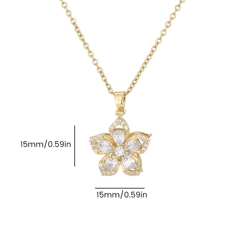 Lisslune | Rotating Bauhinia Necklace