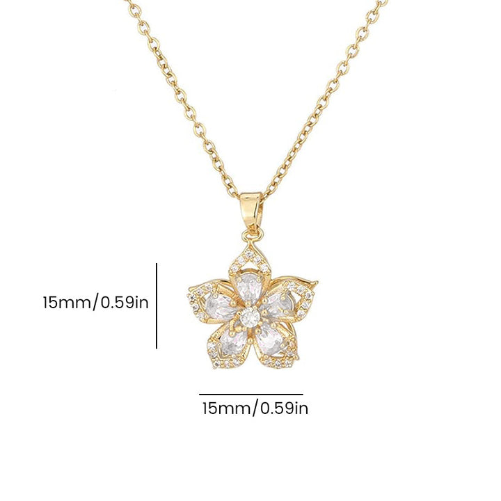 Lisslune | Rotating Bauhinia Necklace