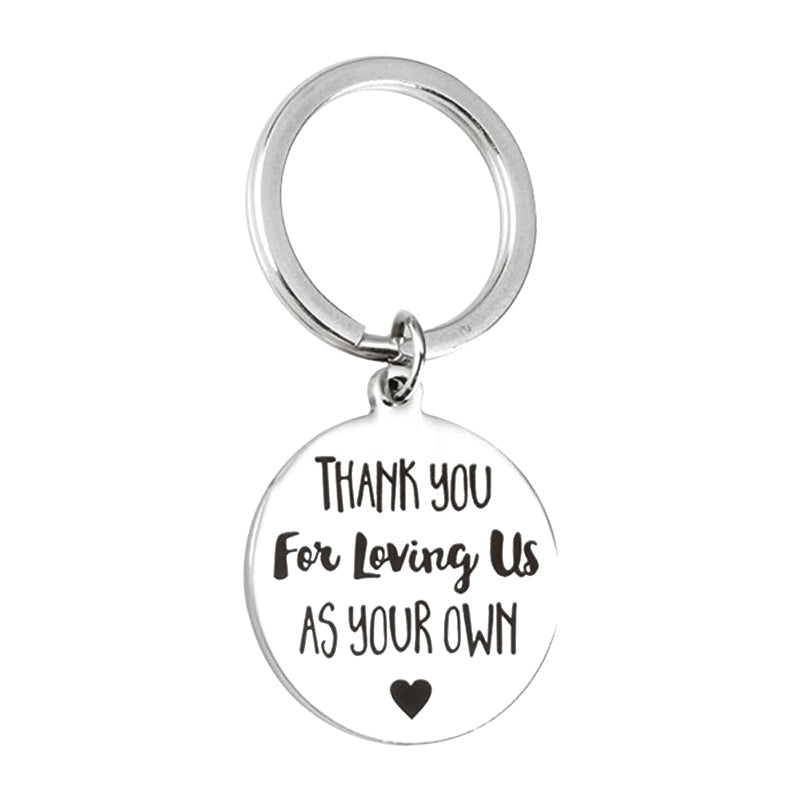 Lisslune | Thank you for loving us Stainless Steel Keychain