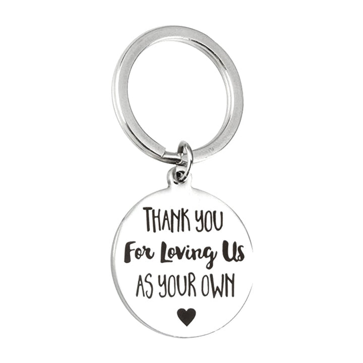 Lisslune | Thank you for loving us Stainless Steel Keychain