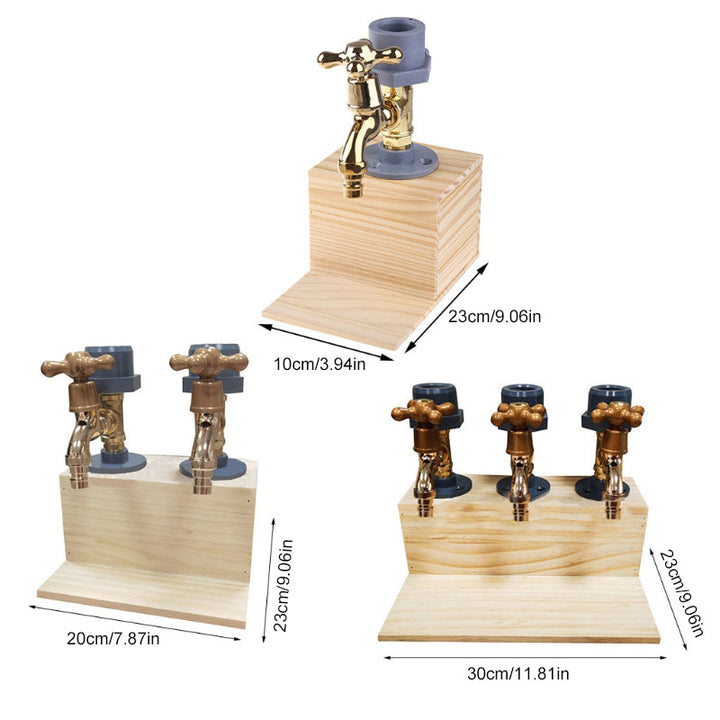 Lisslune | Liquor Alcohol Whiskey Wood Dispenser