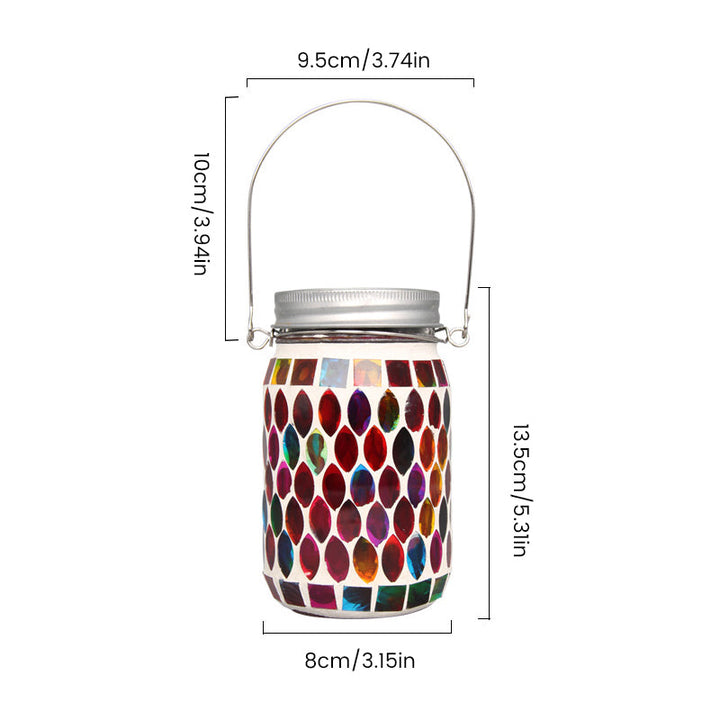 Lisslune | Mosaic Waterproof Solar Night Lanterns