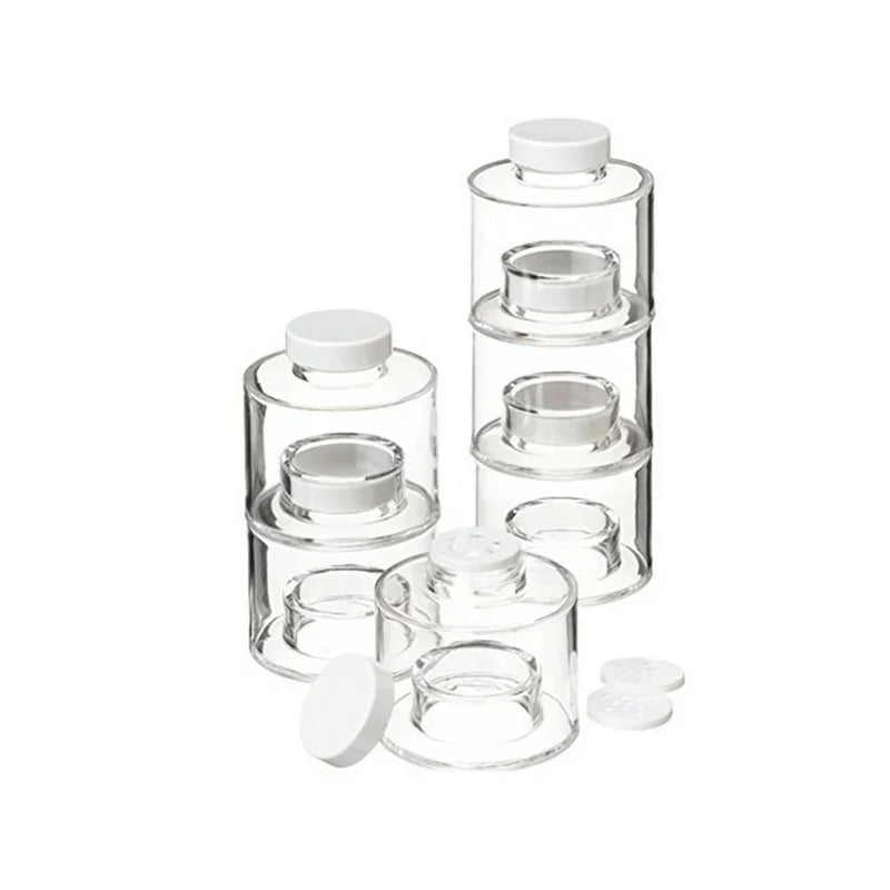 Lisslune | Transparent Spice Jar Set (6 PIECES/SET)