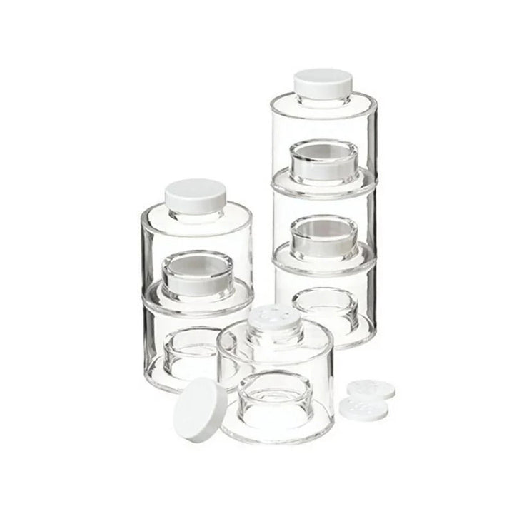 Lisslune | Transparent Spice Jar Set (6 PIECES/SET)