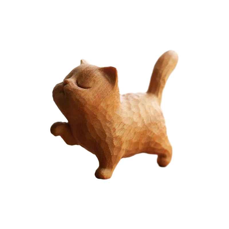 Lisslune | Small cute wooden cat