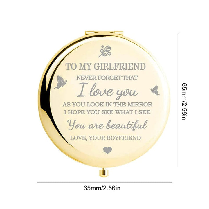 Lisslune | I love you compact mirror