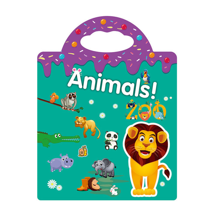 Lisslune | Waterproof Eco-Friendly Educational Sticker Book for Kids