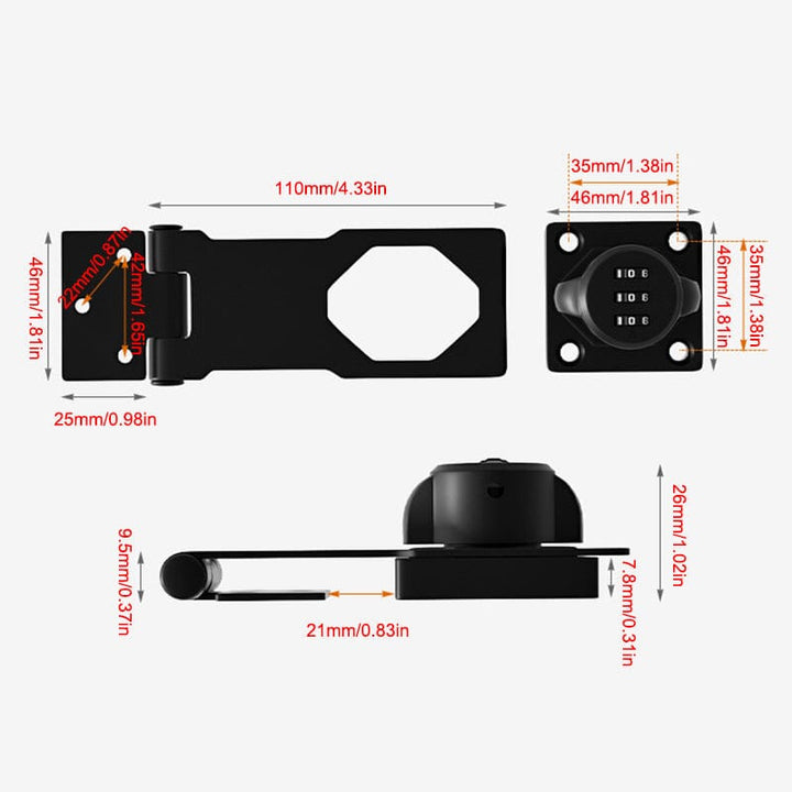 Lisslune | Household cabinet password locks