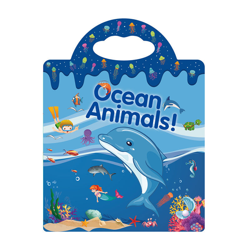 Lisslune | Waterproof Eco-Friendly Educational Sticker Book for Kids
