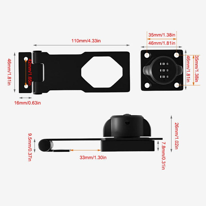 Lisslune | Household cabinet password locks